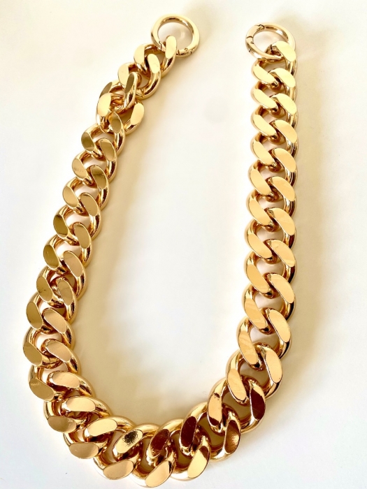 LA Cuban Chain For Men, Golden Accessories