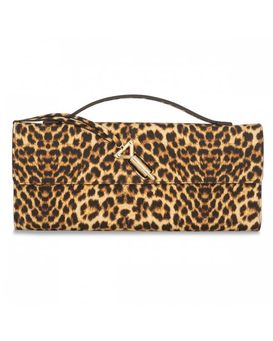 Leopard Anya Clutch Bag 