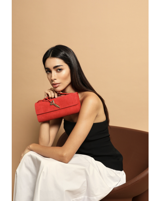Suede Mini Anya Clutch 
